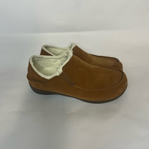 Powerstep Arch Wear Men’s Brown Suede Slip-On Slippers - Size [9] - Picture 2 of 6